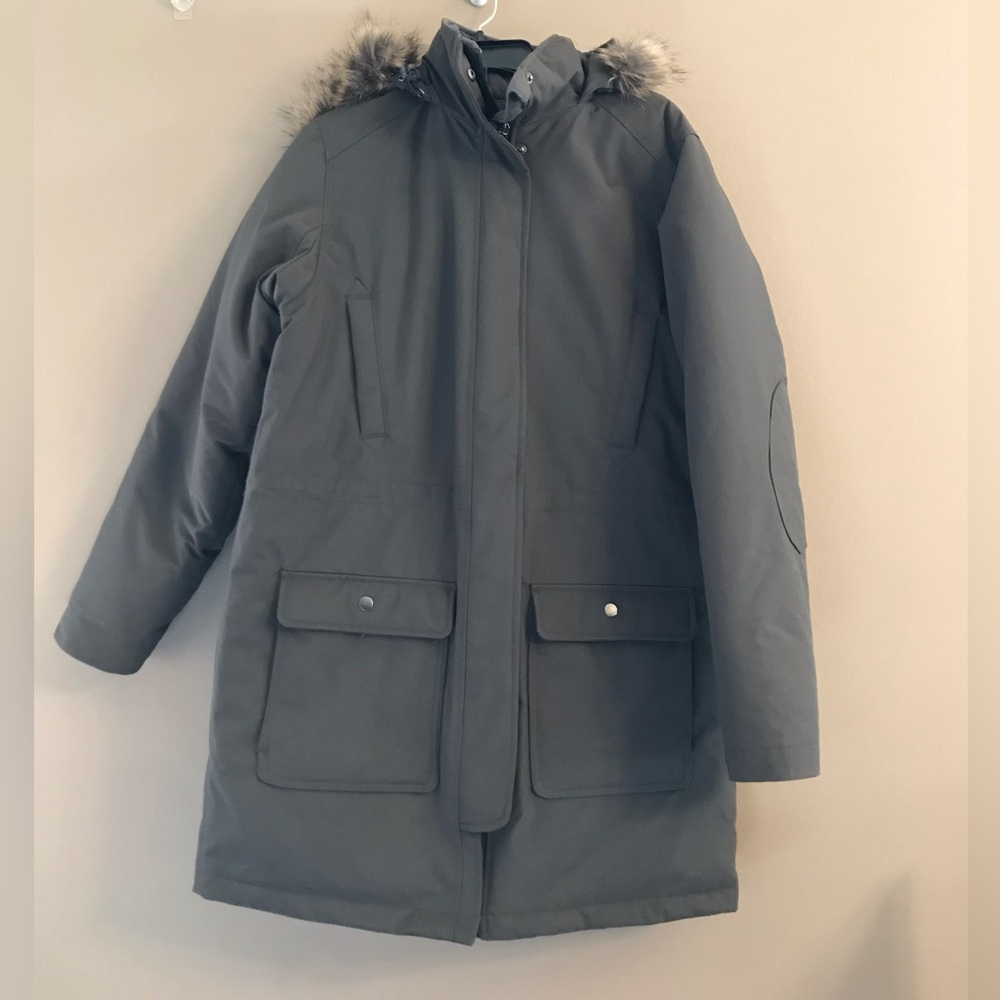 🐬 Duluth Trading Co. Down Hooded Parka Coat